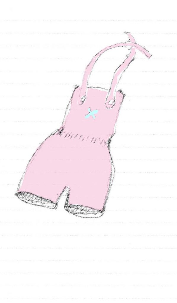 Michael's pink sun suit